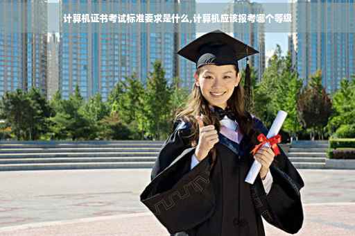 计算机证书考试标准要求是什么,计算机应该报考哪个等级