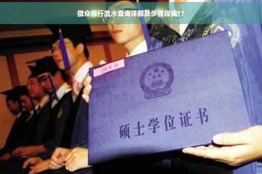 微众银行流水查询详解及步骤指南??