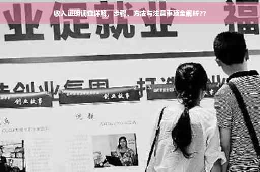 收入证明调查详解，步骤、方法与注意事项全解析??
