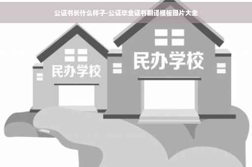 公证书长什么样子-公证毕业证书翻译模板图片大全