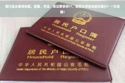 银行流水查询详解，流程、方法、及注意事项??，是否必须亲自前往银行？一文读懂！
