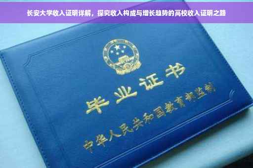 长安大学收入证明详解，探究收入构成与增长趋势的高校收入证明之路