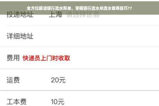 全方位解读银行流水账单，掌握银行流水总流水查看技巧??