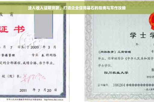 法人收入证明贷款，打造企业信用基石的指南与写作攻略