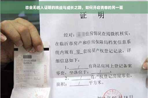 毕业无收入证明的挑战与成长之路，如何开启青春的另一面