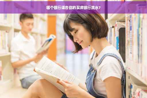 哪个银行适合你的买房银行流水？