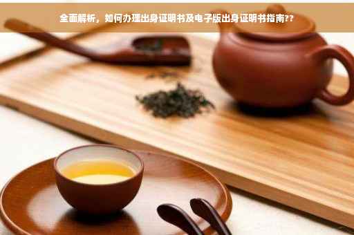 全面解析，如何办理出身证明书及电子版出身证明书指南??