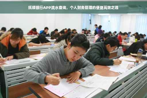 抚顺银行APP流水查询，个人财务管理的便捷高效之选