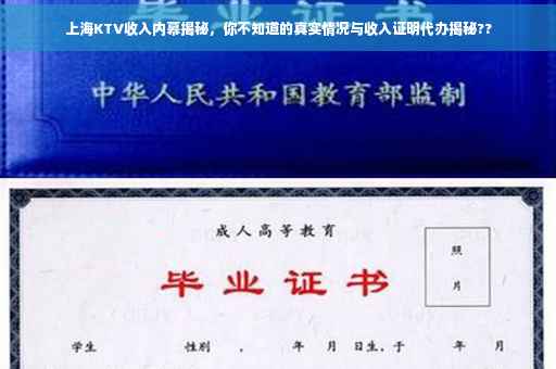 上海KTV收入内幕揭秘，你不知道的真实情况与收入证明代办揭秘??