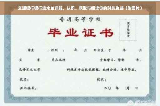 交通银行银行流水单详解，认识、获取与解读你的财务轨迹（附图片）