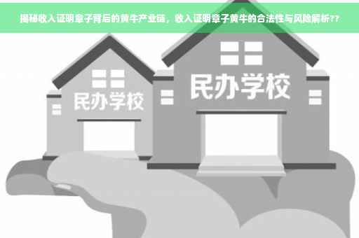 揭秘收入证明章子背后的黄牛产业链，收入证明章子黄牛的合法性与风险解析??