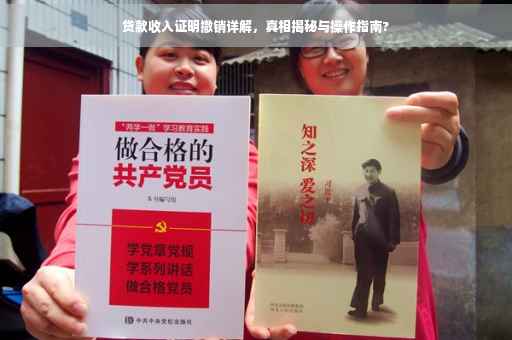 贷款收入证明撤销详解，真相揭秘与操作指南?