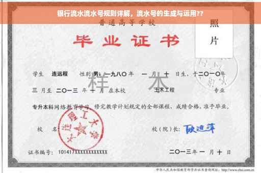 银行流水流水号规则详解，流水号的生成与运用??