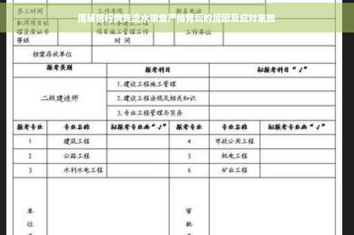 揭秘银行房贷流水审查严格背后的原因及应对策略
