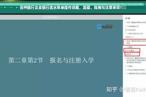 苏州银行企业银行流水账单操作详解，流程、指南与注意事项?⚡️