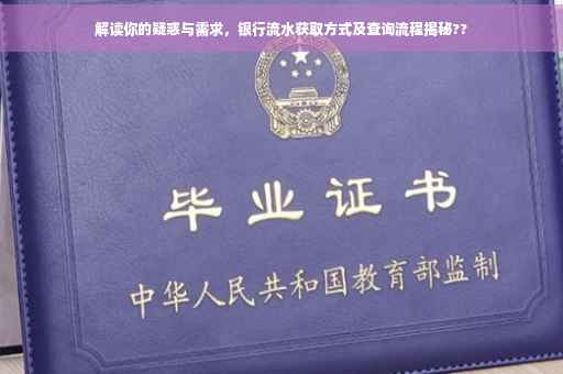 解读你的疑惑与需求，银行流水获取方式及查询流程揭秘??