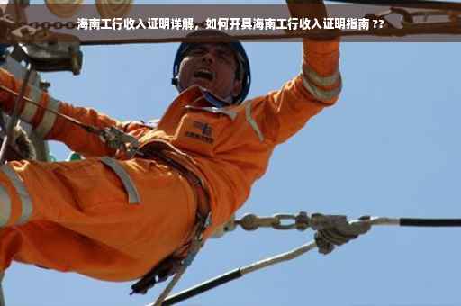 海南工行收入证明详解，如何开具海南工行收入证明指南 ??