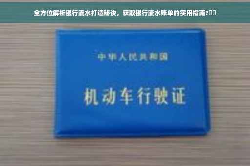 全方位解析银行流水打造秘诀，获取银行流水账单的实用指南?⚡️