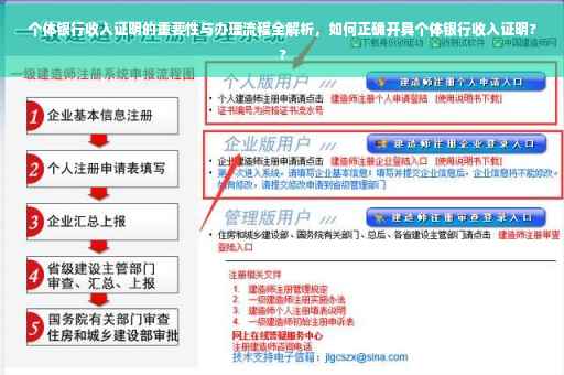 个体银行收入证明的重要性与办理流程全解析，如何正确开具个体银行收入证明??