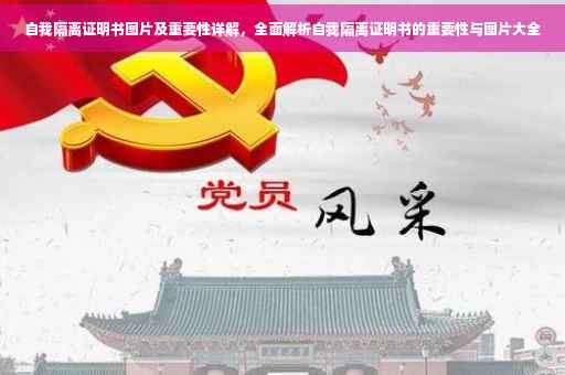 自我隔离证明书图片及重要性详解，全面解析自我隔离证明书的重要性与图片大全