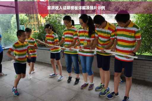 家政收入证明模板详解及图片示例