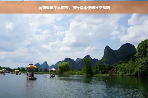 高效管理个人财务，银行流水快速分类指南