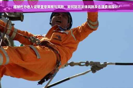 揭秘代办收入证明盖章真相与风险，如何防范法律风险及合理费用探讨？