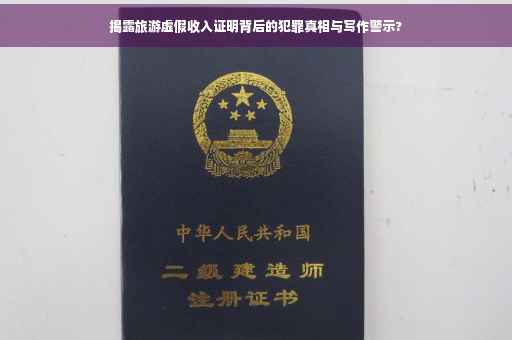 揭露旅游虚假收入证明背后的犯罪真相与写作警示?