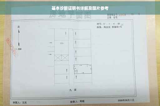 基本诊断证明书详解及图片参考