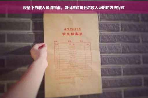 疫情下的收入锐减挑战，如何应对与开启收入证明的方法探讨