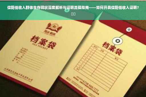 信阳低收入群体生存现状深度解析与证明流程指南——如何开具信阳低收入证明?⚡️