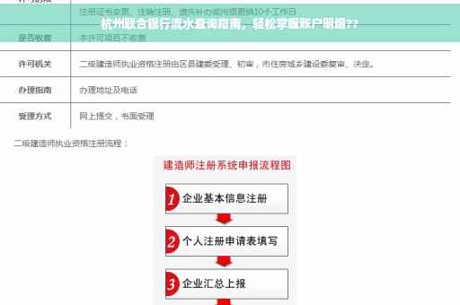 杭州联合银行流水查询指南，轻松掌握账户明细??