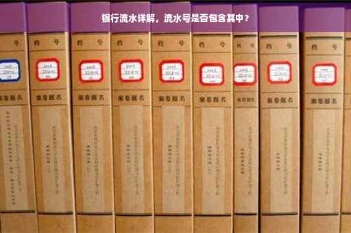 银行流水详解，流水号是否包含其中？