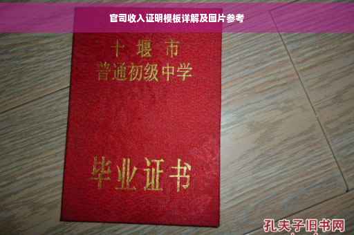 官司收入证明模板详解及图片参考