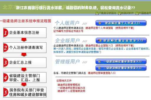 浙江农商银行银行流水详解，追踪你的财务轨迹，轻松查询流水记录??