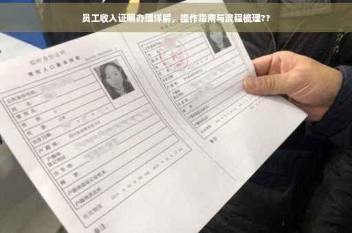 员工收入证明办理详解，操作指南与流程梳理??