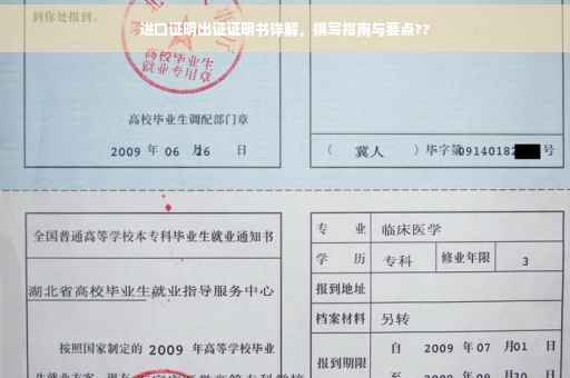 进口证明出证证明书详解，撰写指南与要点??