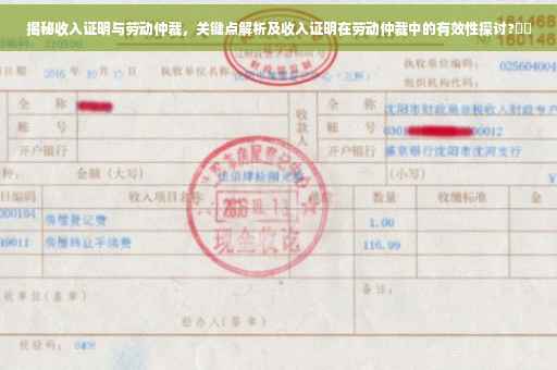 揭秘收入证明与劳动仲裁，关键点解析及收入证明在劳动仲裁中的有效性探讨?⚡️