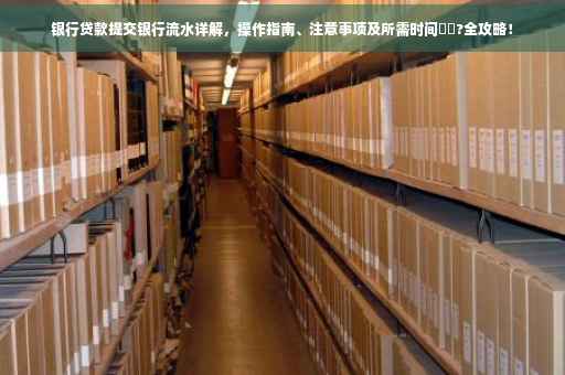 银行贷款提交银行流水详解，操作指南、注意事项及所需时间⚡️?全攻略！