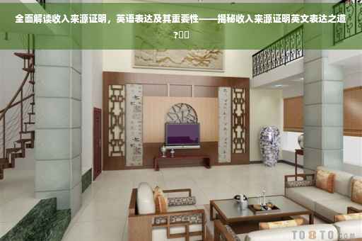 全面解读收入来源证明，英语表达及其重要性——揭秘收入来源证明英文表达之道?⚡️