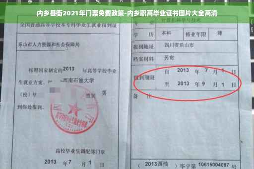 内乡县衙2021年门票免费政策-内乡职高毕业证书图片大全高清