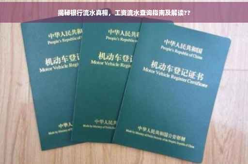 揭秘银行流水真相，工资流水查询指南及解读??