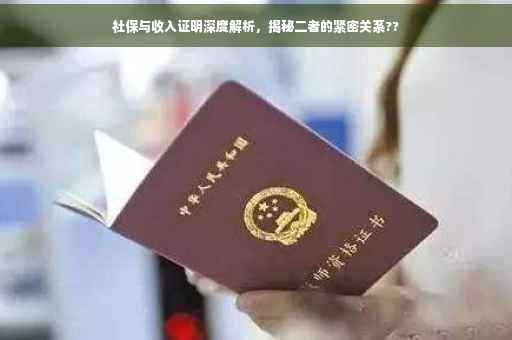 社保与收入证明深度解析，揭秘二者的紧密关系??