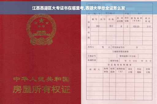 江西西湖区大专证书在哪里考,西湖大学毕业证怎么发