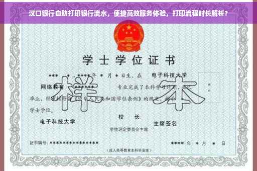 汉口银行自助打印银行流水，便捷高效服务体验，打印流程时长解析?