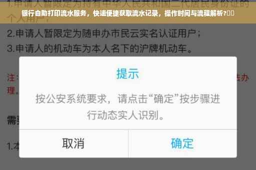银行自助打印流水服务，快速便捷获取流水记录，操作时间与流程解析?⚡️