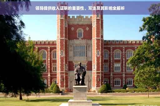 领导提供收入证明的重要性、写法及其影响全解析