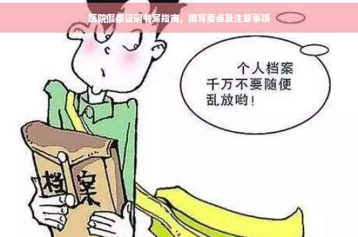 医院假条证明书写指南，撰写要点及注意事项