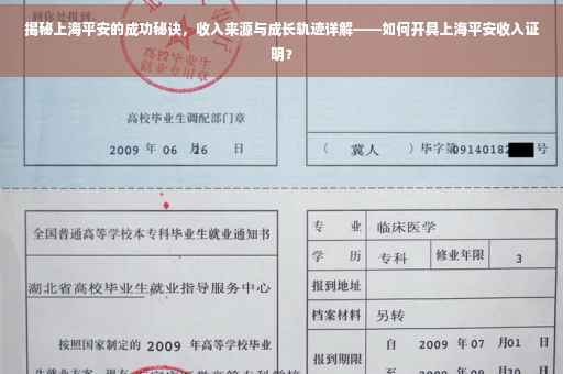 揭秘上海平安的成功秘诀，收入来源与成长轨迹详解——如何开具上海平安收入证明？