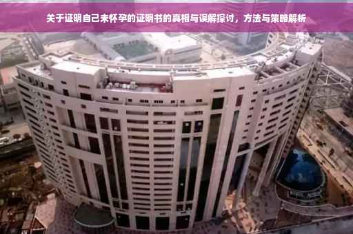关于证明自己未怀孕的证明书的真相与误解探讨，方法与策略解析
